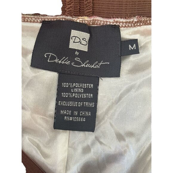 DS by Debbie Shuchat Floral Leopard Print Maxi Skirt | Brown Boho Y2K Slip Style - Picture 4 of 6